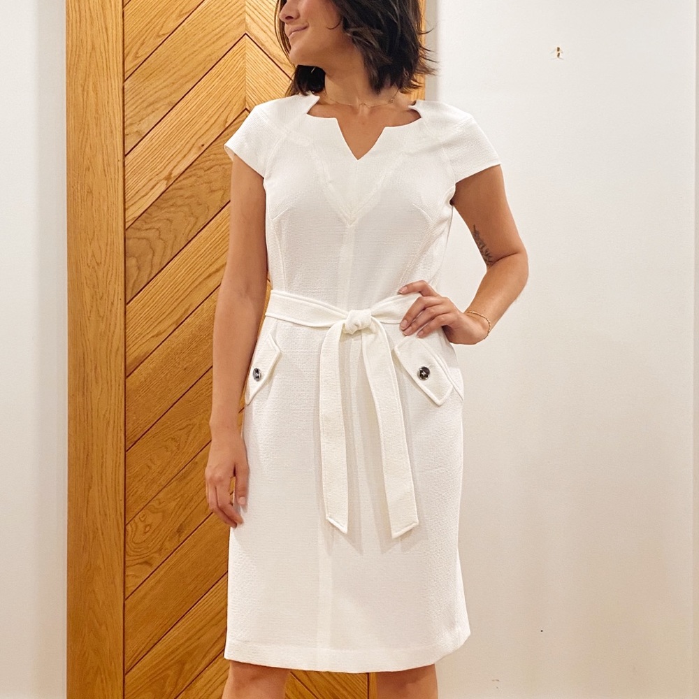 white dress